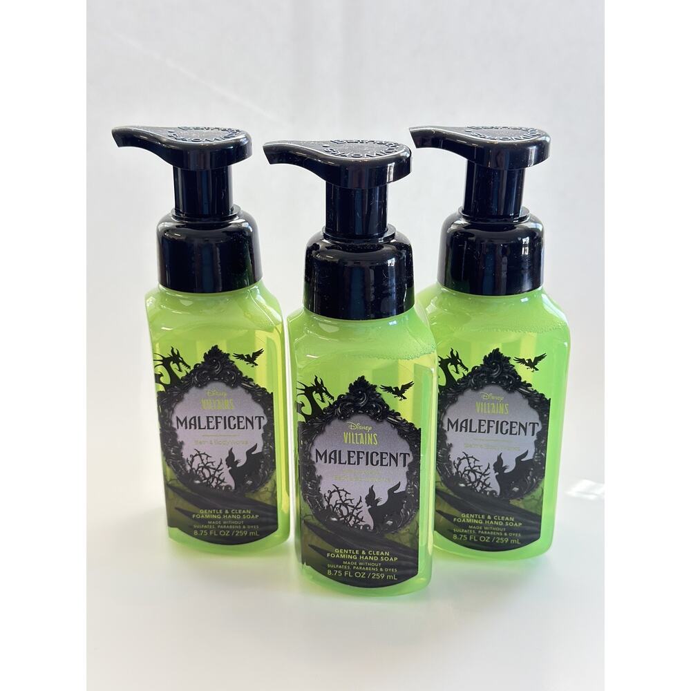 6 x Bath & Body Works Disney Villans Maleficent Foaming Hand Soap 8.75 fl oz